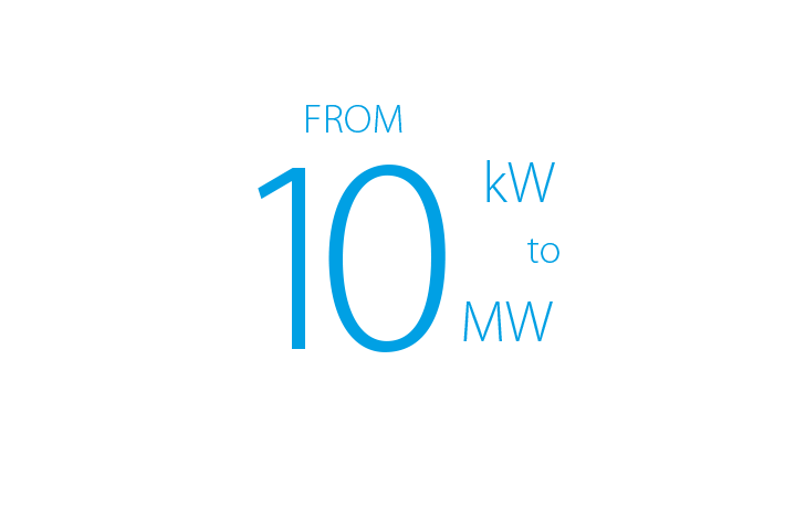 From 10kw to 10mw
